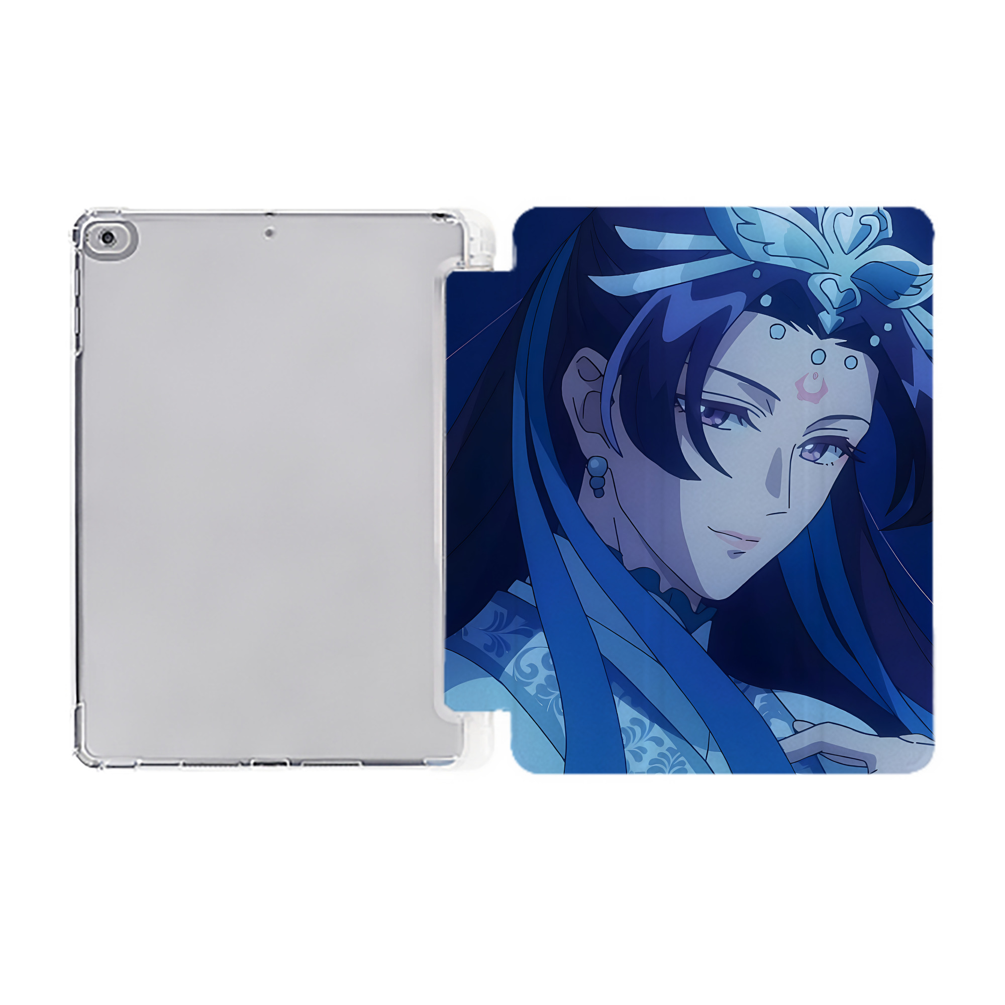 （画像用） 薬屋のひとりごと The Apothecary Diaries IPad ケース ペン収納付き 三つ折りスタンド PUレザー×シリコン 対応機種9.5/10.5/10.9インチ